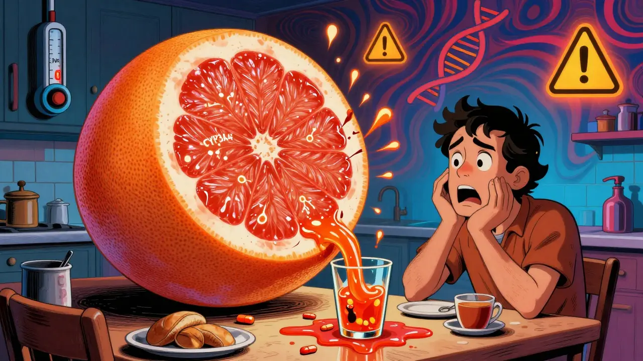 CYP450 Interactions: Grapefruit, Warfarin, and SSRIs - What You Need to Know