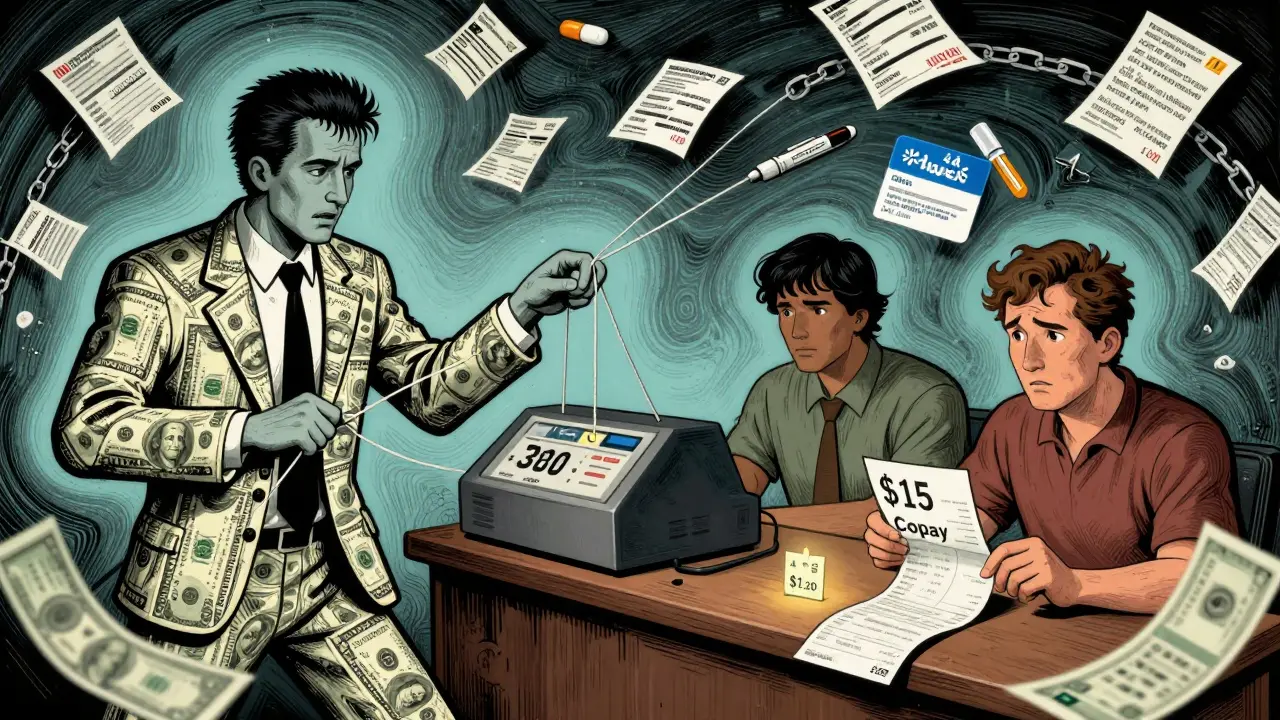 Shadowy PBM controlling pharmacy prices while patients pay vastly different amounts for the same drug.