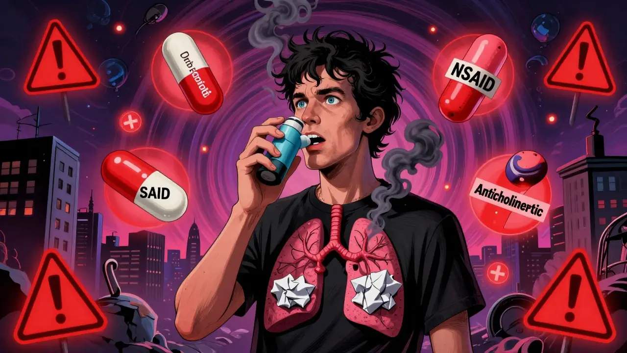 Asthma and COPD Medications: Key Interactions and Safety Risks